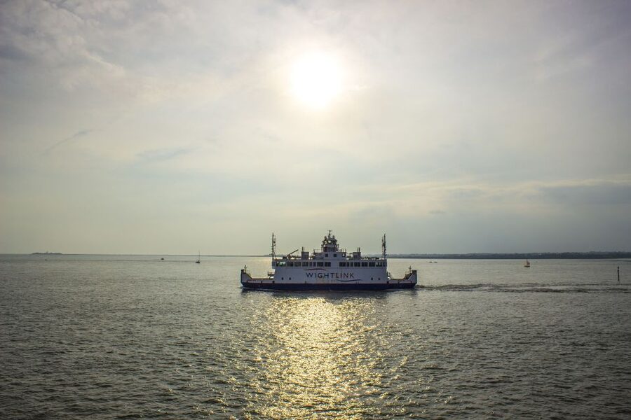 From Brighton: Isle of Wight Full-Day Trip via Portsmouth - Alum Bay and the Needles: the scenic high point