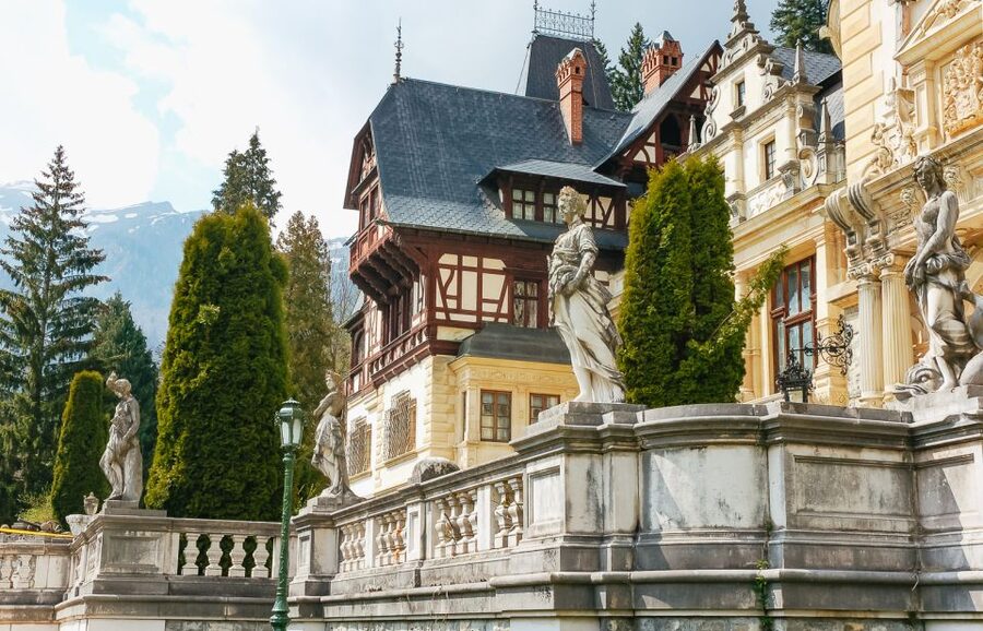 From Bucharest: Day Trip to Dracula and Peles Castle - Peles Castle in Sinaia: the grand first stop