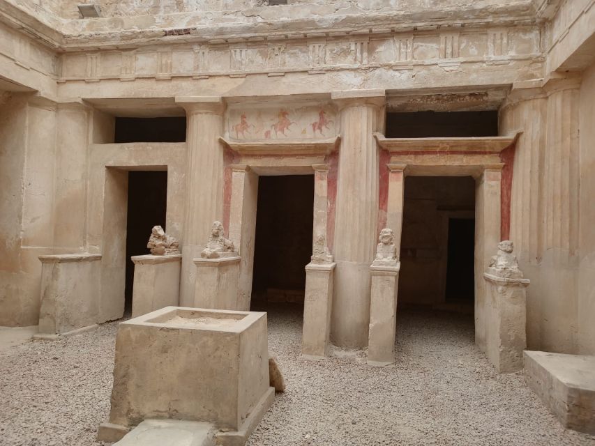From Cairo: Private Luxurious Day Trip to Alexandria - Kom el Shoqafa Catacombs and the underground chambers