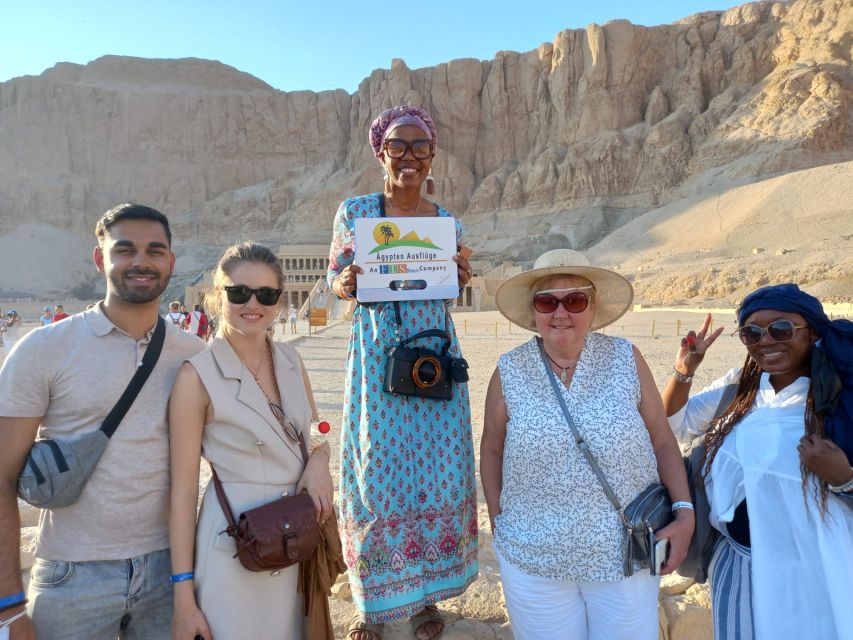 From Cairo: Small-Group Day Trip to Luxor by Plane - Hatshepsut’s temple beneath the cliffs