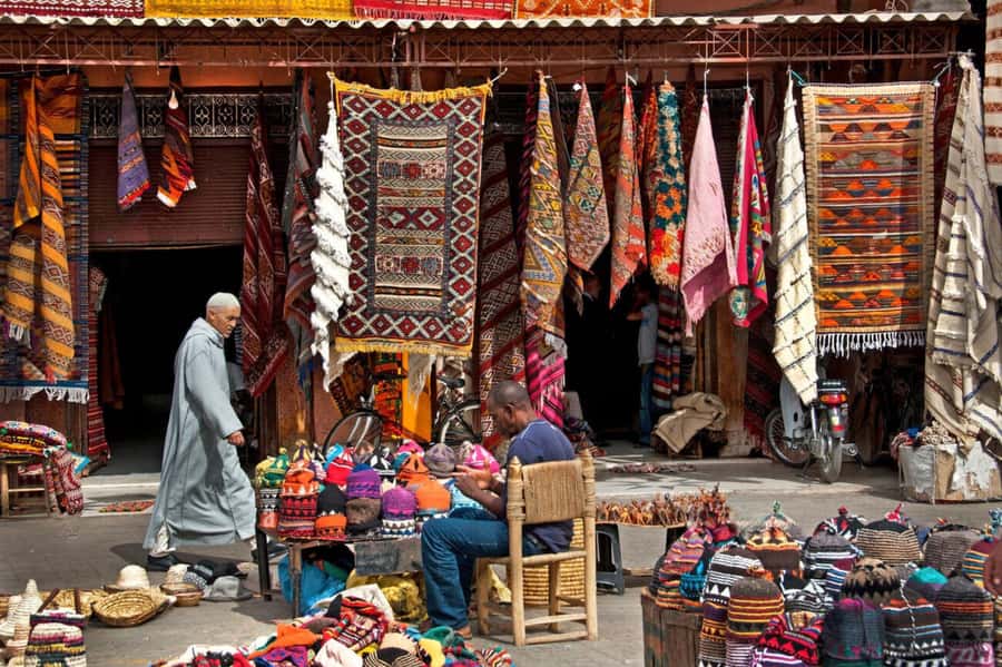 From Casablanca: Day Trip to Marrakech with Camel Ride - From Bab Agnaou to the Mellah