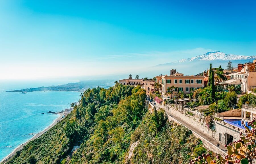 From Catania: Day Trip to Mount Etna and Taormina - Pickup from Catania and the road to the volcano