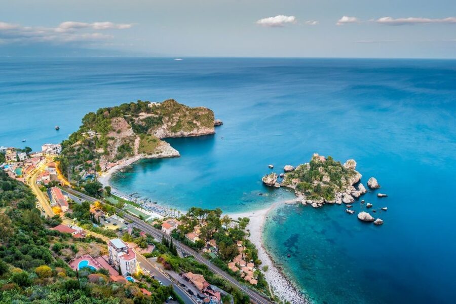From Catania: Taormina, Isola Bella, and Castelmola Day Trip - From Catania to the Bay of Isola Bella