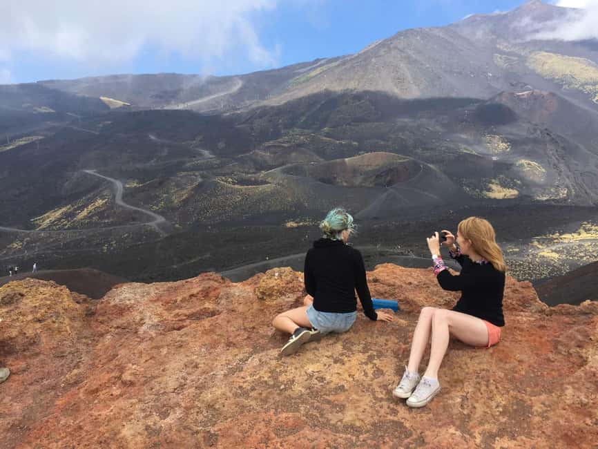From Cefalù: Day Trip to Mount Etna and Taormina - Climbing toward Mount Etna