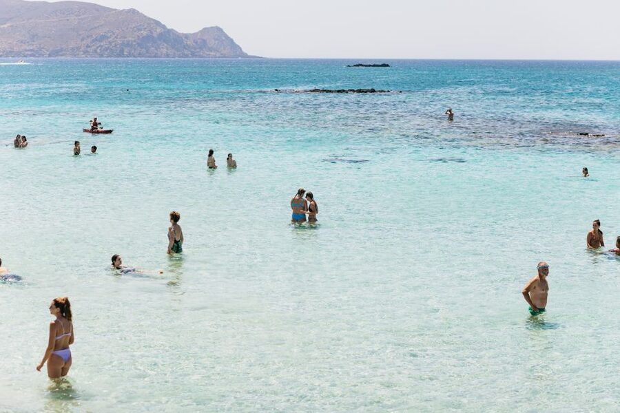 From Chania: Day Trip to Elafonisi Island Pink Sand Beach - Elafonisi’s shallow crossing and protected shore