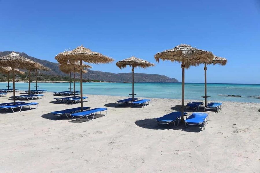 From Chania: Elafonisi Pink Sand Beach Day Trip w/ Elos Stop - The road from Chania through western Crete