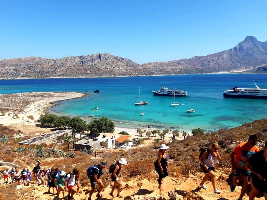From Chania: Gramvousa Island and Balos Beach Full-Day Trip - Gramvousa fortress and the climb above the sea