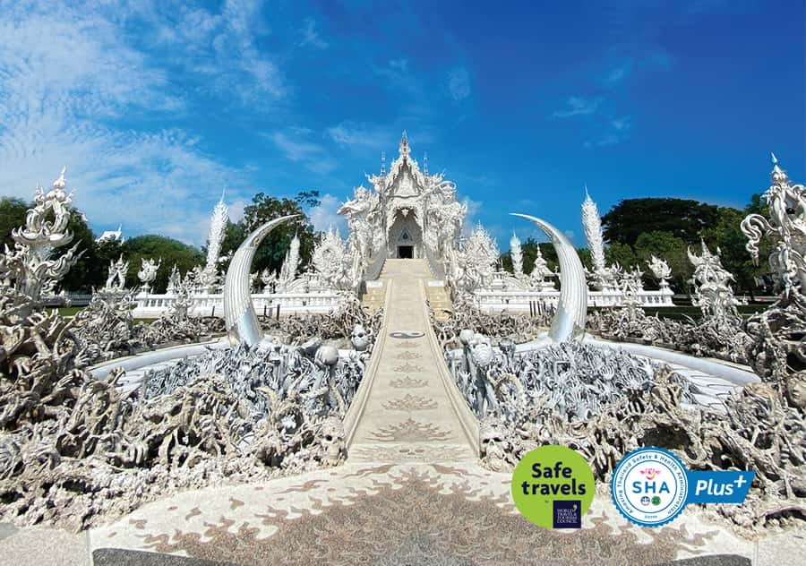 From Chiang Mai: White Temple & Golden Triangle Day Trip - Wat Rong Khun, the White Temple
