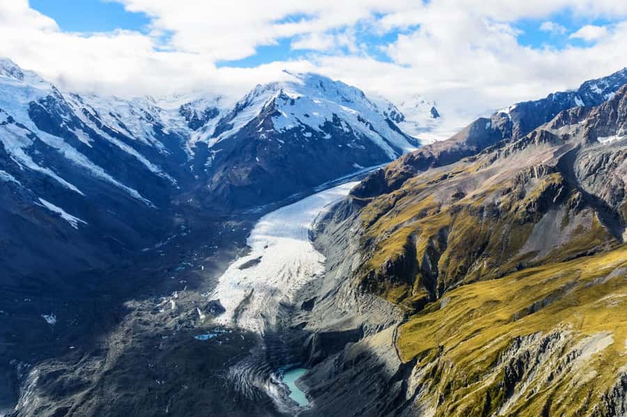 From Christchurch: Queenstown via Tekapo & Mt Cook Day Trip - Aoraki Mt Cook National Park is the main event