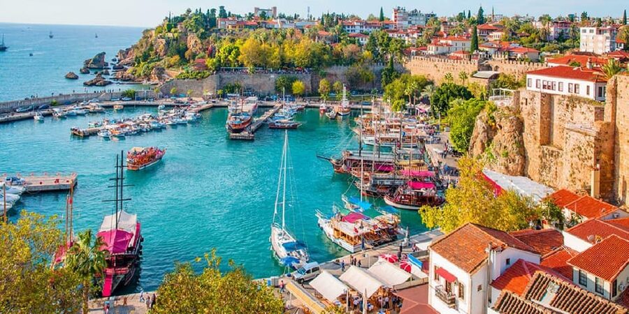 From city of Side: Antalya Old City and Waterfall Day Trip - Kurşunlu Waterfall in a short half hour