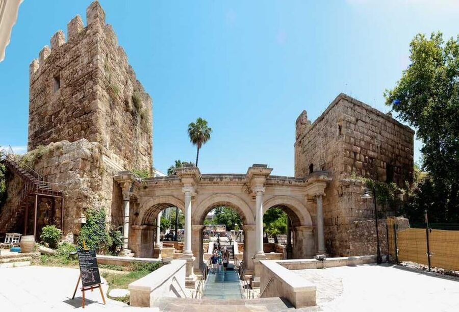 From city of Side: Antalya Old City and Waterfall Day Trip - The morning pickup from Side