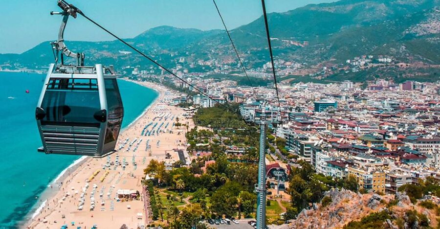 From city of Side: Guided Day Trip to Alanya City - From Side to Alanya by air-conditioned bus