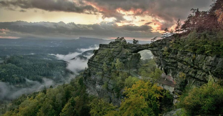 From Dresden: Bohemian & Saxon Switzerland Day Trip - The uphill walk to Pravcicka Gate