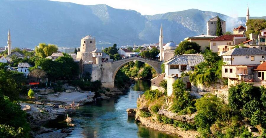 From Dubrovnik: Day Trip to Mostar and Kravice Falls - Pickup near Dubrovnik and the ride to Neum