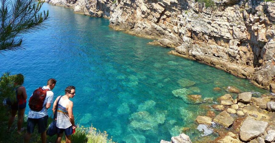 From Dubrovnik: Hiking & Swimming on Koločep Island Day Trip - Coastal views, rocky paths, and quiet swimming stops