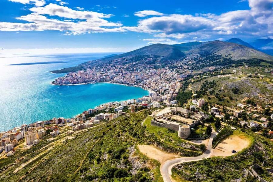 From Durrës/Golem: Saranda, Ksamil, and Blue Eye Day Trip - Saranda and the Ionian waterfront