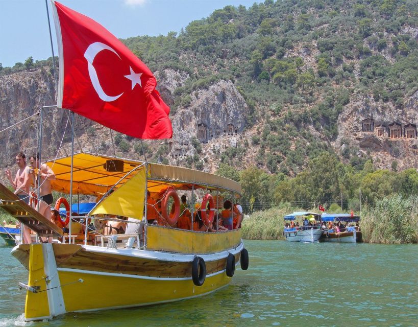 From Fethiye: Dalyan Day Trip with Mud Bath and Turtle Beach - Turtle Beach where river meets Mediterranean