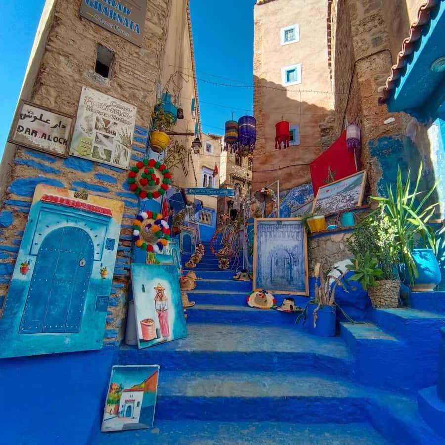 From Fez : Memorable Day Trip to Chefchaouen the Blue City - The panoramic view before entering Chefchaouen