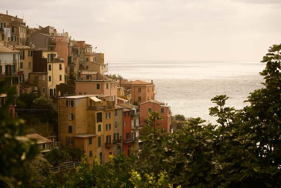 From Florence: Cinque Terre Day Trip with stop in Pisa - Manarola, where the cliffs meet the water