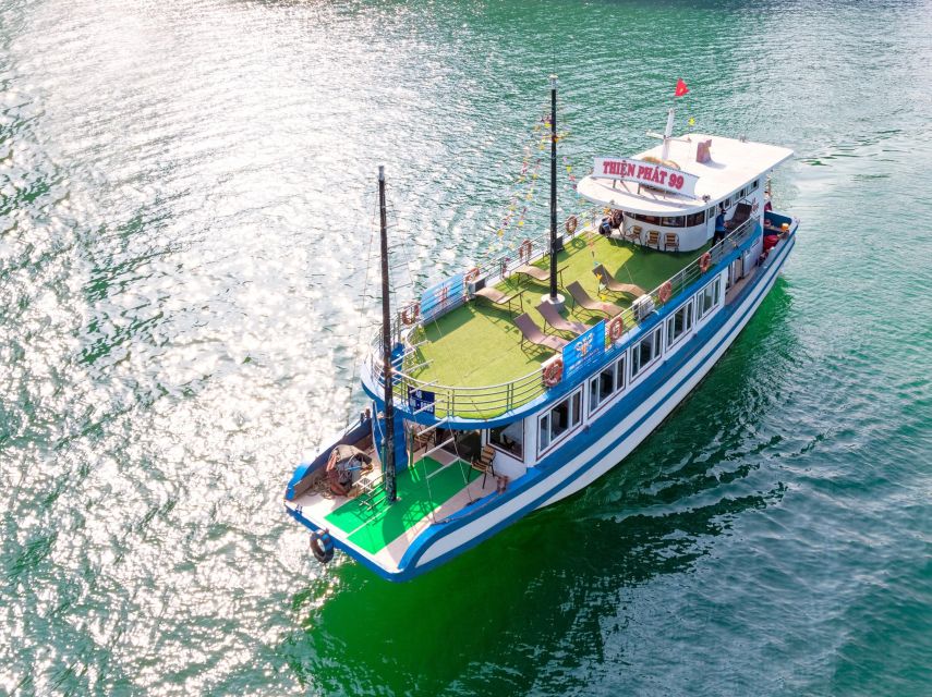 From Hanoi: Halong Bay 1 Day Trip Visit Cave, Island, Kayak - Sunset snacks on the return cruise