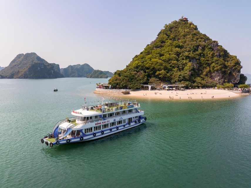 From Hanoi: Halong Bay Day Trip w/ Cave, Island & Kayak - Walking through Surprising Cave