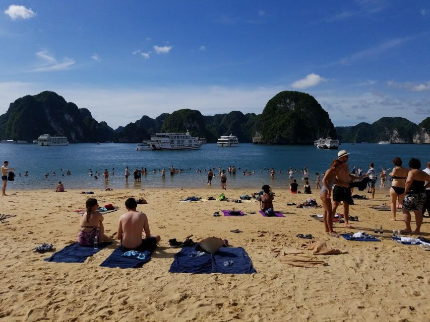From Hanoi: Halong Bay Day Trip w/ Cave, Island & Kayak - Kayaking or bamboo boating at Luon Cave