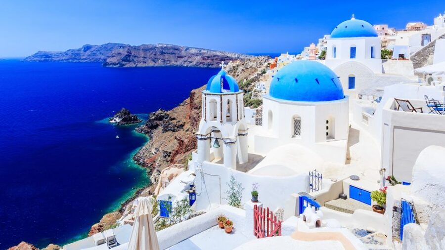 From Heraklion/Crete: Santorini Island Guided Day Trip - Fira from 12:30 to 2:30