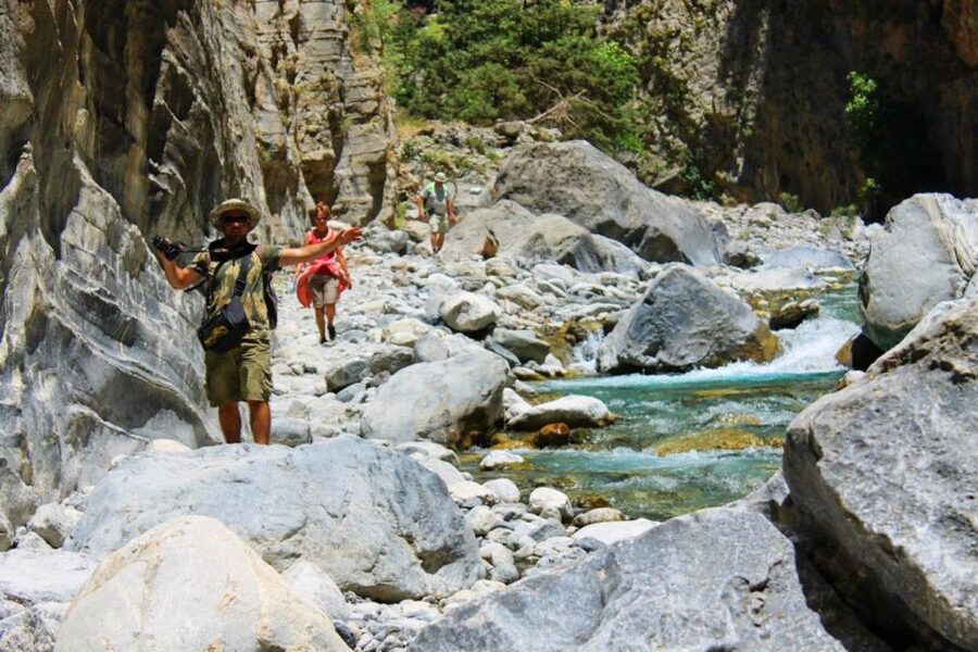 From Heraklion: Samaria Gorge & Agia Roumeli Hiking Day Trip - Omalos and the start of the gorge