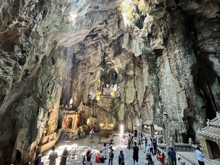 From Hoi An: Marble Mountains and My Son Sanctuary Day Trip - A local Vietnamese lunch break