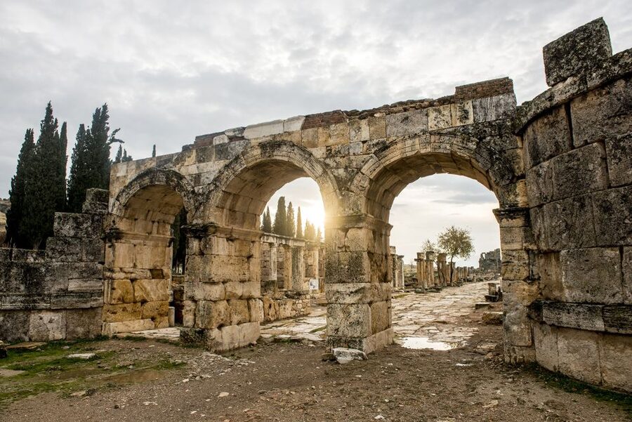 From Istanbul: Ephesus & Pamukkale 2-Day Trip with Flights - Hierapolis beside the white terraces