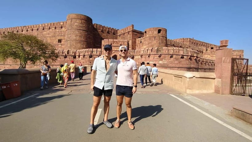 From Jaipur: Private Taj Mahal & Agra Day Trip with 5<em> Lunch – Is This Jaipur to Agra Day Trip Worth the Long Road?’ /></p>
<p><p>The distance is the first thing to understand. Jaipur to Agra is not a quick side trip, and this experience is better described as a full road day than a short excursion. The listed duration ranges from 3 to 12 hours, but the complete Jaipur to Agra and return program will naturally take much of a day.</p>
</p>
<p><p>That said, a private car changes the equation. You do not have to find a station, share a vehicle with strangers, or build your day around someone else’s stops. You can be collected from any location in Jaipur, travel in an air-conditioned car, and pause for questions or comfort breaks as needed.</p>
</p>
<p><p>I see this as a good choice if the Taj Mahal is a priority and your India route already includes Jaipur. It is less appealing if you dislike early mornings, long drives, or a tightly packed sightseeing day. Staying in Agra would give you more time, but this trip lets you see India’s most famous monument without adding another hotel night.</p>
</p>
<p><p>The current advertised price is $5 per person, although that figure should be treated as a starting price rather than a guaranteed total for every option. Monument tickets and the lunch at the multi-cuisine restaurant are included only when the selected package says they are included. Check the final package carefully, since a very low base price may not cover everything you want.</p>
</p>
<div class="twil" style="margin: 20px 0; padding: 15px 0;"><p>More Private Day Trips in India</p><ul style="margin: 10px 0; padding-left: 0; list-style: none;"><li style="margin: 0 0 12px 0; padding: 0 0 12px 0; border-bottom: 1px solid #E6E0EF; line-height: 1.4;"><a href="https://daytriptourer.com/from-delhi-taj-mahal-agra-private-day-trip-with-transfers/">From Delhi: Taj Mahal & Agra Private Day Trip with Transfers</a><br><span style="font-size: 0.82em; color: #555;"><span style="color: #FFA630;">★</span> 4.9 &nbsp;&middot;&nbsp; 3,181 reviews</span></li><li style="margin: 0 0 12px 0; padding: 0 0 12px 0; border-bottom: 1px solid #E6E0EF; line-height: 1.4;"><a href="https://daytriptourer.com/delhi-to-agra-and-taj-mahal-private-day-trip-by-express-train-with-lunch/">Delhi to Agra and Taj Mahal Private Day Trip by Express Train with Lunch</a><br><span style="font-size: 0.82em; color: #555;"><span style="color: #FFA630;">★</span> 5.0 &nbsp;&middot;&nbsp; 1,389 reviews</span></li><li style="margin: 0; padding: 0; border-bottom: none; line-height: 1.4;"><a href="https://daytriptourer.com/taj-mahal-agra-fort-private-day-trip-from-delhi-with-5-lunch/">Taj Mahal & Agra Fort Private Day Trip From Delhi with 5* Lunch</a><br><span style="font-size: 0.82em; color: #555;"><span style="color: #FFA630;">★</span> 5.0 &nbsp;&middot;&nbsp; 820 reviews</span></li></ul></div><h2>Leaving Jaipur in a Private Air-Conditioned Car</h2>
<p> Lunch – Leaving Jaipur in a Private Air-Conditioned Car’ /></p>
<p><p>Pickup is available from any location in Jaipur, and confirmation is sent at booking. The driver handles the intercity road portion while your local guide joins you in Agra.</p>
</p>
<p><p>The strongest practical feature is the private setup. Your group travels alone, so a solo visitor, couple, family, or small group can keep the pace that suits them. A number of the guides and drivers named in the feedback were praised for punctual pickups, clean cars, safe driving, and good communication before departure.</p>
</p>
<p><p>Expect an early start if you want sunrise. One visitor left Jaipur at 3 a.m. and found the timing worthwhile, while another reported a drive of about three and a half hours. Exact timing will depend on your pickup point, traffic, and the agreed schedule.</p>
</p>
<p><p>Bring your passport or another ID card, sunglasses, and sensible walking shoes. Bottled water and umbrellas are provided. Drinks are not included, so carry some extra money or confirm what you would like to buy during the day.</p>
</p>
<p><p>The tour is wheelchair accessible, but the overall length and amount of walking still deserve attention. Pregnancy is listed as unsuitable for this activity, so anyone with mobility or health concerns should check the arrangements before booking.</p>
</p>
<h2>The Taj Mahal: Three Hours for the Main Event</h2>
<p> Lunch – The Taj Mahal: Three Hours for the Main Event’ /></p>
<p><p>The Taj Mahal visit receives up to three hours, with a guide and fast-track entry when the selected ticket option is included. That is enough time to approach the monument, hear the main story, see the marble work, enter the mausoleum area according to current access rules, and take photographs without treating the stop as a rushed photo call.</p>
</p>
<p><p>The first sight is the one you have seen in countless pictures, but the changing light matters. Sunrise gives the white marble a softer appearance and avoids some of the day’s heat. It also helps with photographs, although early morning can bring its own crowds and reduced visibility depending on conditions.</p>
</p>
<p><p>A good guide makes a real difference here. Anshu has been praised for explaining the architecture and keeping the visit moving without making it feel hurried. Ankur Sharma is often singled out for finding strong photo angles and helping visitors move through crowded areas. Mehfooz, also known as Jelly, is described as patient with families and good at explaining the monument to both adults and children.</p>
</p>
<p><p>You should expect security procedures and rules about what can enter the monument area. Drones, alcohol, and drugs are not allowed. Carry your passport or ID card, and keep your belongings simple so the entrance process is easier.</p>
</p>
<p><p>The guide is also useful for orientation. The Taj Mahal grounds can feel confusing when you first arrive, especially with queues, gates, and competing photo locations. A guide can help you spend your time on the monument rather than sorting out every step yourself.</p>
</p>
<p><p>The main limitation is that three hours can pass quickly. If you want quiet reflection, detailed architecture study, and many photographs, tell your guide early. If you prefer a fast overview, the planned visit should cover the essential areas comfortably.</p>
</p>
<p><p>The Taj Mahal is closed every Friday. This is the single most important calendar check before you book.</p>
</p>
<h2>Lunch at the DoubleTree by Hilton</h2>
<p> Lunch – Lunch at the DoubleTree by Hilton’ /></p>
<p><p>The lunch option is scheduled for about 45 minutes at the DoubleTree by Hilton Hotel Agra. It is presented as a buffet or multi-cuisine meal at a five-star property, giving you a clean and comfortable place to rest after the Taj Mahal.</p>
</p>
<p><p>This break has real value on a long day. You can sit down, use the facilities, eat familiar food alongside Indian choices, and reset before the fort. Several guide accounts describe lunch as enjoyable and well organized, while some guides, including Ankur Sharma and Anshu, were praised for helping people choose Indian dishes.</p>
</p>
<p><p>Do not expect lunch to be a long dining experience. Forty-five minutes is enough for a meal, not a leisurely afternoon. Drinks are not included, and the lunch applies only if you choose the relevant package.</p>
</p>
<p><p>There is also some flexibility in how the meal works. One person arranged breakfast at a different restaurant before sightseeing, while another had a guide sit with them at lunch for company. These details suggest you should communicate dietary needs and meal preferences when arranging the day, rather than assuming every request is part of the standard package.</p>
</p>
<div class="twil" style="margin: 20px 0; padding: 15px 0;"><p>More Day Trips with Lunch in India:</p><ul style="margin: 10px 0; padding-left: 0; list-style: none;"><li style="margin: 0 0 12px 0; padding: 0 0 12px 0; border-bottom: 1px solid #E6E0EF; line-height: 1.4;"><a href="https://daytriptourer.com/from-delhi-private-taj-mahal-agra-tour-with-5-lunch/">From Delhi: Private Taj Mahal & Agra Tour with 5* Lunch</a><br><span style="font-size: 0.82em; color: #555;"><span style="color: #FFA630;">★</span> 4.9 &nbsp;&middot;&nbsp; 798 reviews</span></li><li style="margin: 0 0 12px 0; padding: 0 0 12px 0; border-bottom: 1px solid #E6E0EF; line-height: 1.4;"><a href="https://daytriptourer.com/from-delhi-taj-mahal-agra-tour-with-lunch-at-marriott/">From Delhi: Taj Mahal & Agra Tour with Lunch at Marriott</a><br><span style="font-size: 0.82em; color: #555;"><span style="color: #FFA630;">★</span> 4.9 &nbsp;&middot;&nbsp; 231 reviews</span></li><li style="margin: 0 0 12px 0; padding: 0 0 12px 0; border-bottom: 1px solid #E6E0EF; line-height: 1.4;"><a href="https://daytriptourer.com/taj-mahal-agra-fort-private-tour-with-lunch-pickup/">Taj Mahal & Agra Fort Private Tour with Lunch & Pickup</a><br><span style="font-size: 0.82em; color: #555;"><span style="color: #FFA630;">★</span> 4.9 &nbsp;&middot;&nbsp; 69 reviews</span></li><li style="margin: 0; padding: 0; border-bottom: none; line-height: 1.4;"><a href="https://daytriptourer.com/from-delhi-taj-mahal-agra-private-day-trip-with-5-lunch/">From Delhi: Taj Mahal & Agra Private Day Trip with 5* Lunch</a><br><span style="font-size: 0.82em; color: #555;"><span style="color: #FFA630;">★</span> 4.8 &nbsp;&middot;&nbsp; 41 reviews</span></li></ul></div><h2>Agra Fort and the Mughal Court</h2>
<p> Lunch – Agra Fort and the Mughal Court’ /></p>
<p><p>Agra Fort gets about one hour with a guide. This is a shorter visit than the Taj Mahal, but it adds the political and personal side of Mughal Agra.</p>
</p>
<p><p>The red sandstone fort is not just a wall around a palace. Inside are courtyards, audience halls, private rooms, and views toward the Taj Mahal. Your guide can connect the buildings to the rulers who used them and explain why the fort matters beyond its impressive entrance.</p>
</p>
<p><p>Arif, Imran Ali Khan, and Anshu are among the guides praised for bringing the site to life with stories, dates, and architectural details. The best part of a guided fort visit is the context. Without help, the rooms can look like a series of grand spaces. With explanation, you can understand how power, ceremony, family life, and imprisonment shaped the complex.</p>
</p>
<p><p>One hour is enough for the major sections, but it leaves little room for a slow wander. If the fort interests you more than expected, ask your guide how to use your time. The private format makes that conversation possible, although the full day still has a fixed limit.</p>
</p>
<p><p>Wear comfortable shoes. You will walk across open areas and through large stone buildings, and the sun can be strong even when the morning began cool.</p>
</p>
<h2>Baby Taj: A Quieter Final Stop</h2>
<p><img width="650" height="650" decoding="async" src=