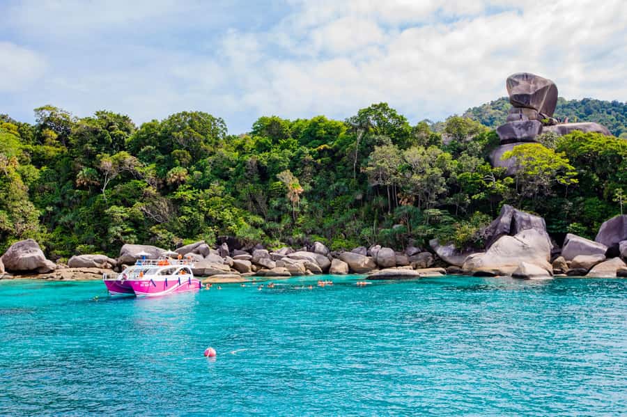 From Khao Lak: Similan Islands Day Trip by Luxury Catamaran - The speed catamaran crossing