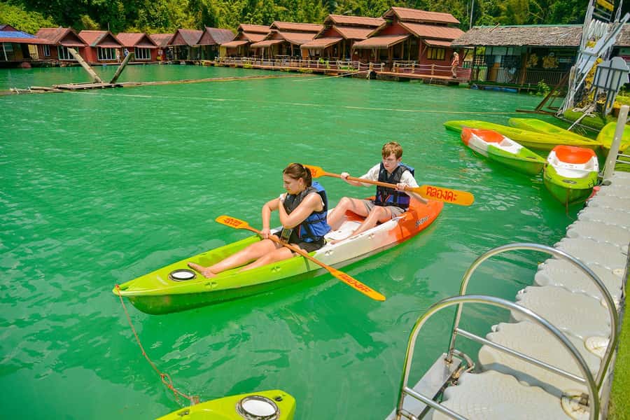 From Krabi: Khao Sok Cheow Lan Lake Day Trip - A floating lunch with time to swim