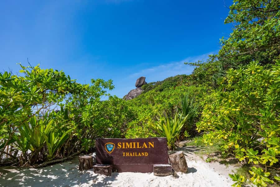 From Krabi: Similan Islands Day Trip by Speedboat - Koh Miang: beach time and a first swim