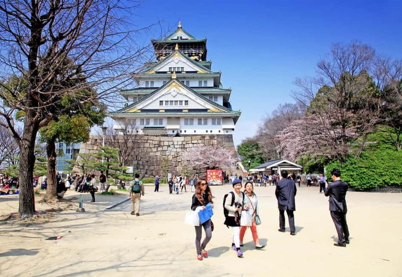 From Kyoto: Nara, Osaka & Kobe Day Trip – 3 Cities in 1 Day - Osaka Castle and its green surroundings
