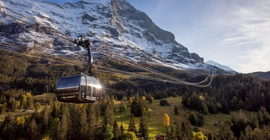 From Lucerne: Day Trip to Jungfraujoch – Top of Europe - The Eiger Express turns the climb into a spectacle