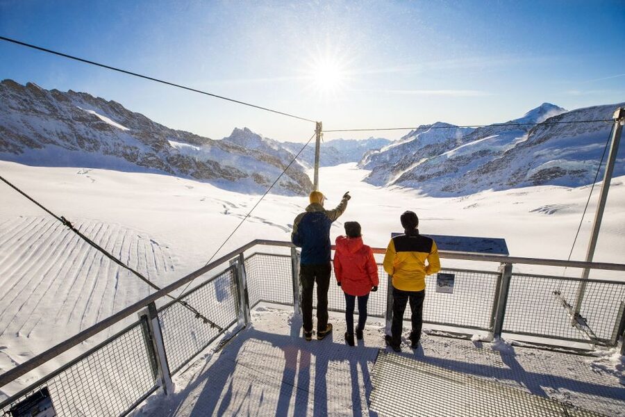 From Lucerne: Day Trip to Jungfraujoch – Top of Europe - The return route shows Wengen and Lauterbrunnen