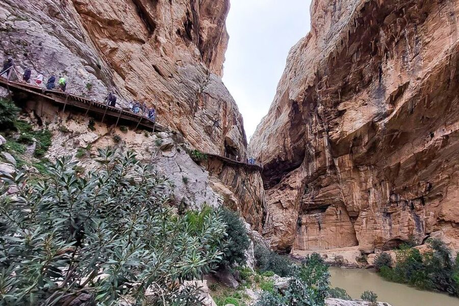 From Málaga: Caminito del Rey Guided Day Trip - Entering the Gaitanes Gorge