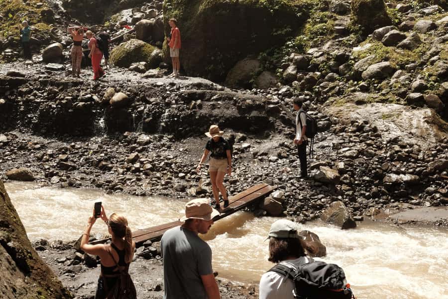 From Malang: Tumpak Sewu Waterfall Day Trip (Sharing) - At the bottom, the waterfall becomes physical