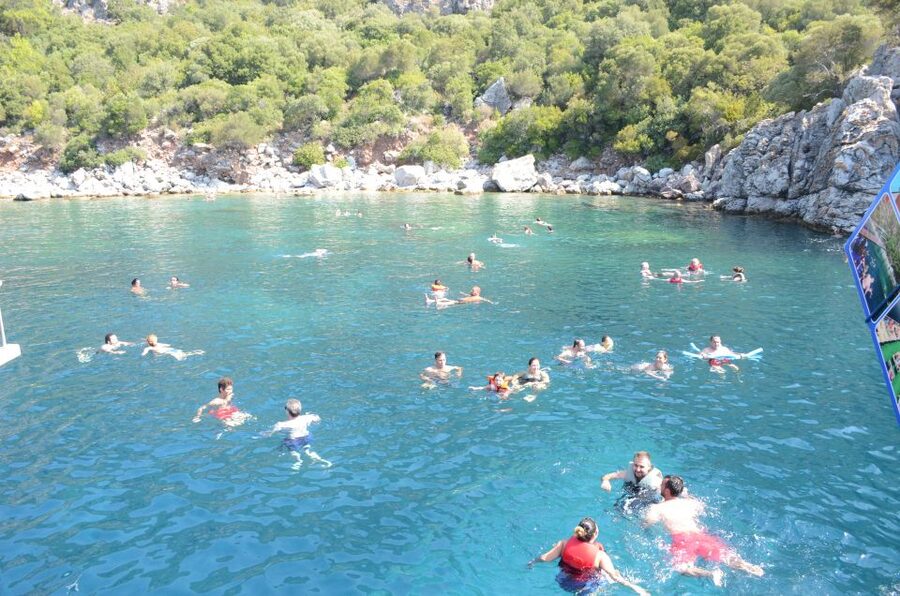 From Marmaris: Day Trip by Glass Bottom Semi Submarine - The glass-bottom boat gives the day its purpose
