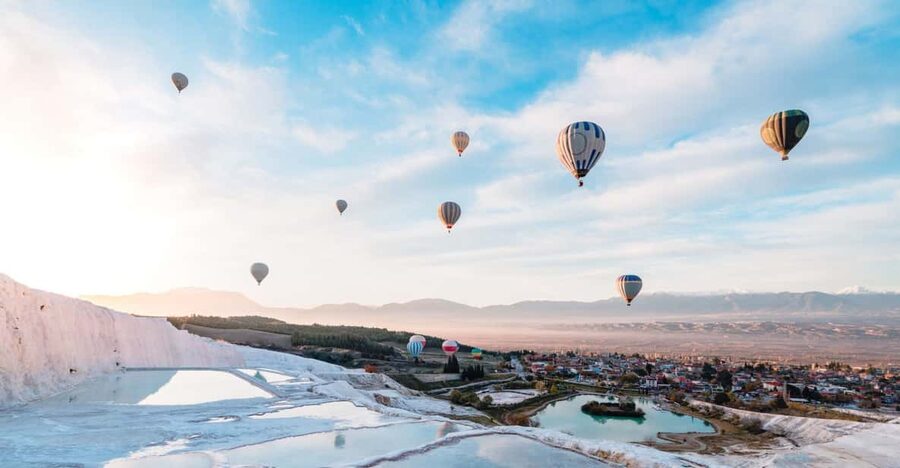 From Marmaris: Pamukkale Balloon Flight Day Trip with Lunch - Exploring the Cotton Castle and Hierapolis