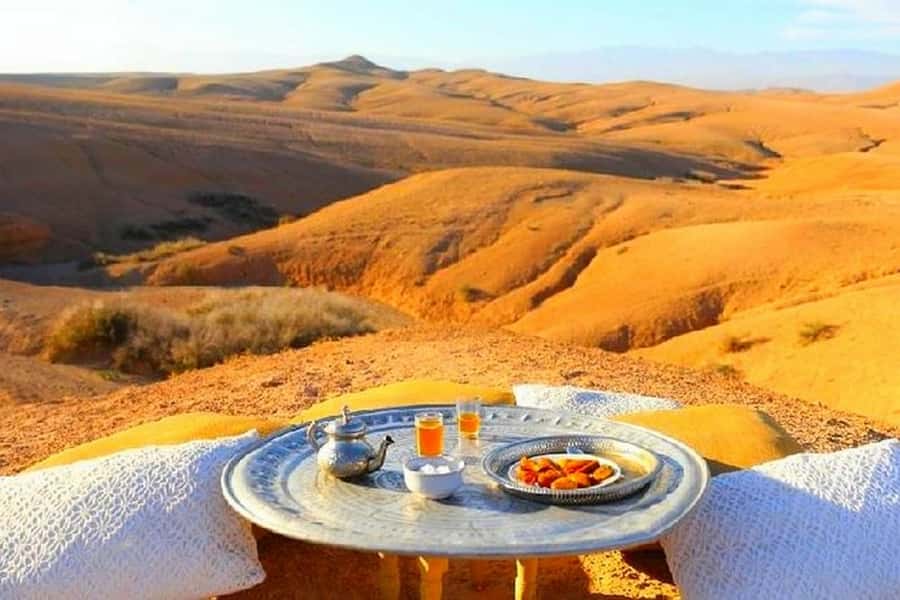From Marrakech: Atlas Mountains and Three Valleys Day Trip - The camel ride and Agafay’s stony desert