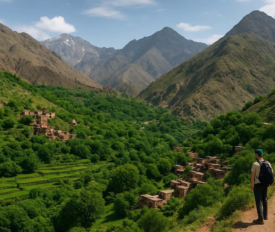 From Marrakech: Atlas Mountains Day Trip with Camel Ride - Ait Souka lunch with a local setting