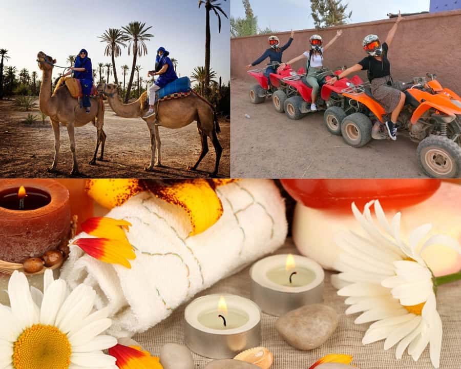 From Marrakech: Camel Ride, Quad Bike & Spa Full-Day Trip - Mint tea and a look at local life