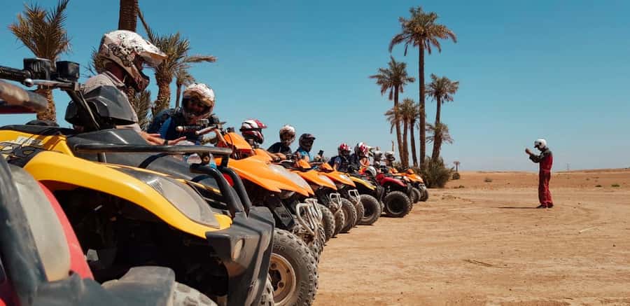 From Marrakech: Camel Ride, Quad Bike & Spa Full-Day Trip - Quad biking through the Palmeraie