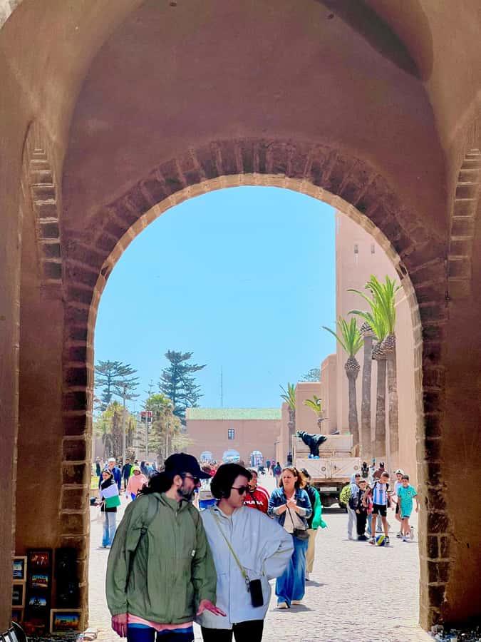 From Marrakech: Day Trip to Essaouira with Transfers - The first view of Essaouira