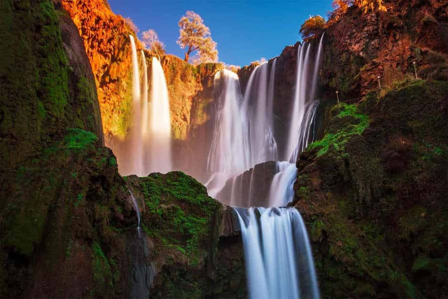 From Marrakech: Private Ouzoud Falls & Boat Ride Day Trip - Reaching the upper viewpoints at Ouzoud