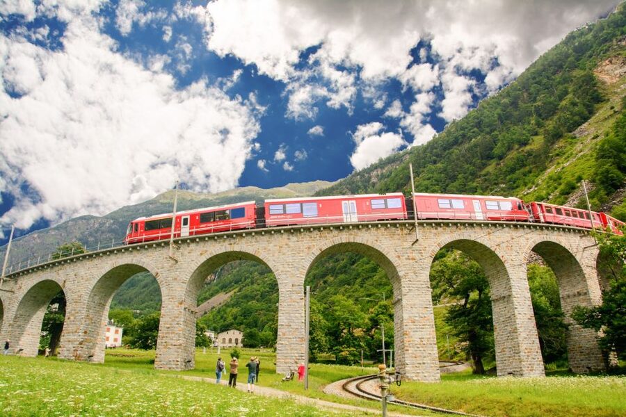 From Milan: Bernina Train and St. Moritz Day Trip - The Bernina train is the reason to make the long day