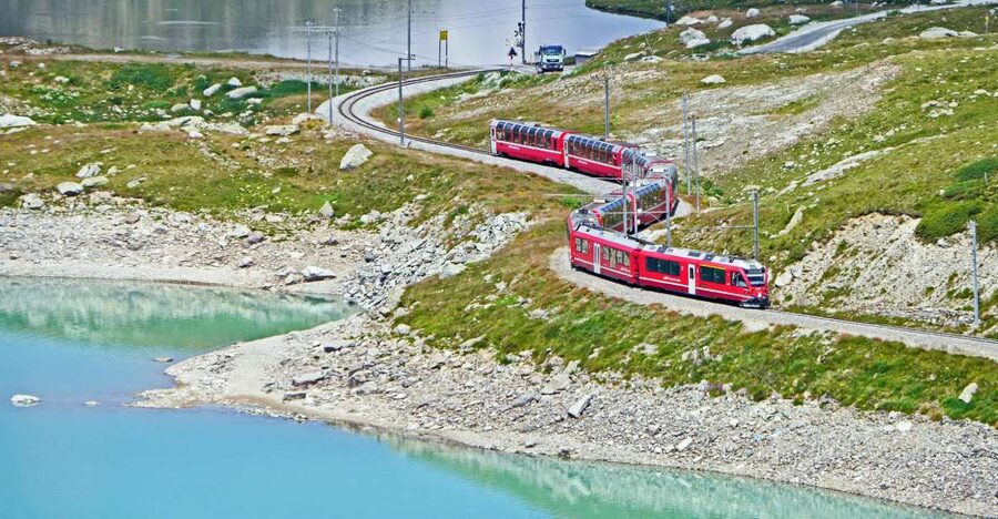 From Milan: Bernina Train and St. Moritz Day Trip - St. Moritz gives you a taste of Swiss resort life