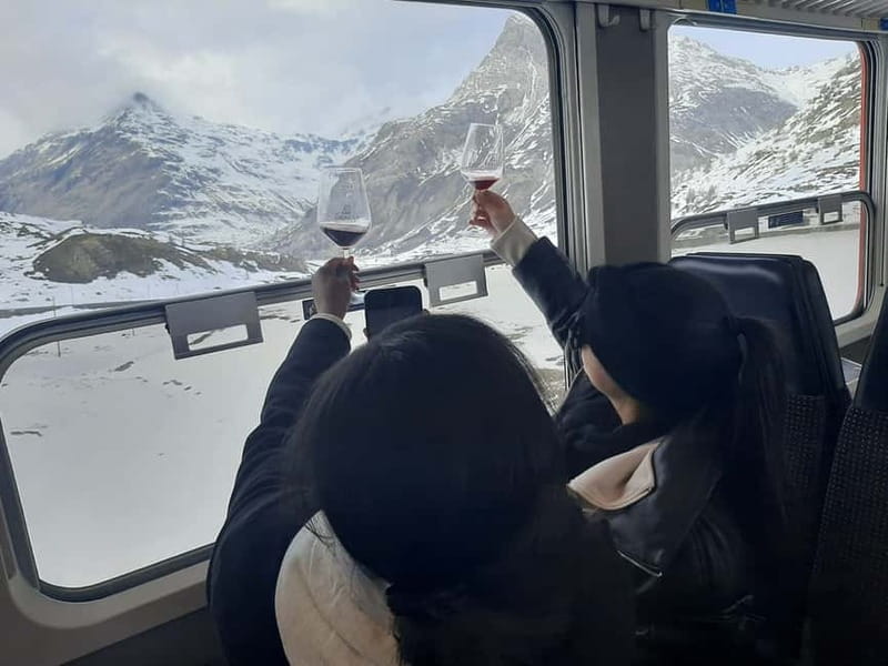 From Milan: Scenic Alps Day Trip with Bernina Train Ride - The Valtellina Valley by small bus